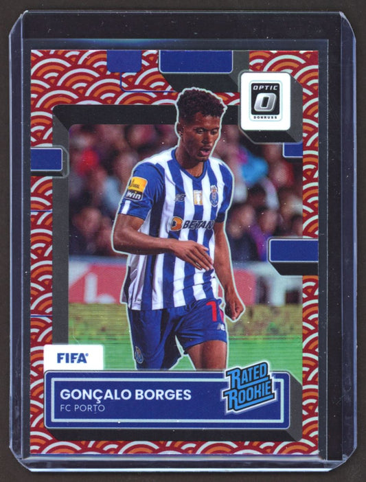 Goncalo Borges Red Photon SP 2022 Donruss Optic Rookie Card # 184
