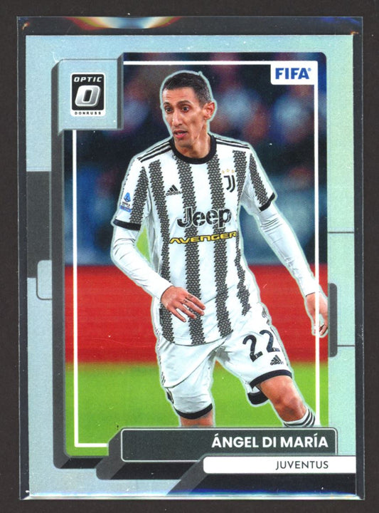 Angel Di Maria (b) Silver Prizm 2022 Donruss Optic Card # 153