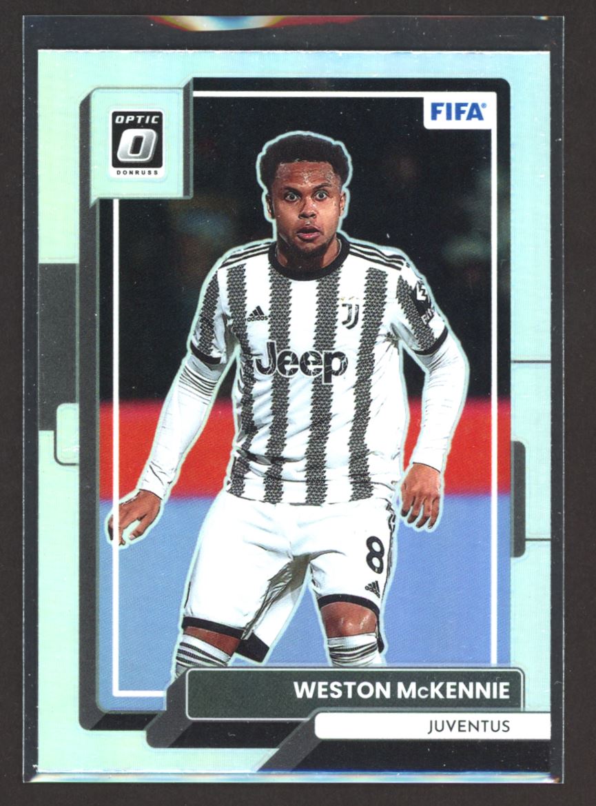 Weston McKennie Silver Prizm 2022 Donruss Optic Card # 157