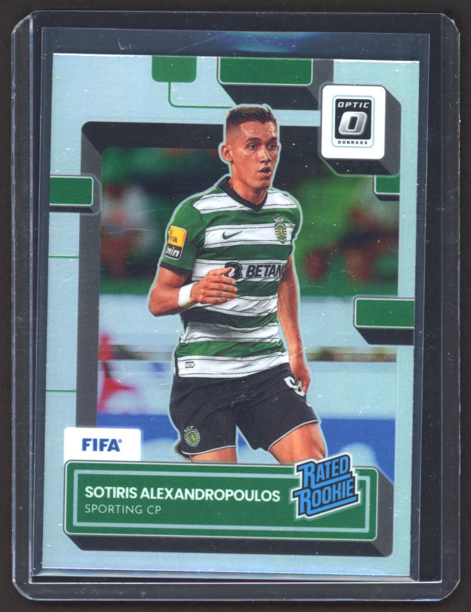 Sotiris Alexandropoulos Silver Prizm 2022 Donruss Optic Rookie Card # 177