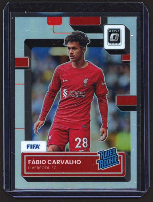 Fabio Carvalho Silver Prizm 2022 Donruss Optic Card # 185