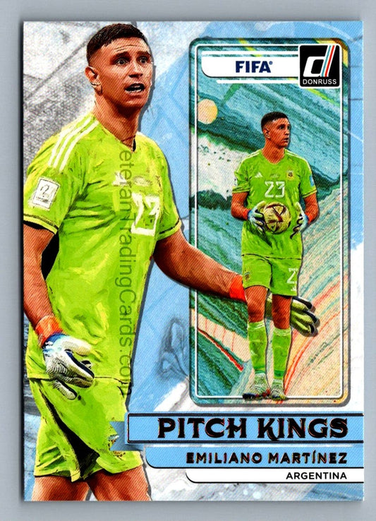 Emiliano Martinez 2022 Donruss Pitch Kings Card # 14