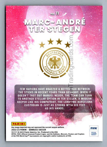 Marc-Andre ter Stegen 2022 Donruss Zero Gravity Card # 11