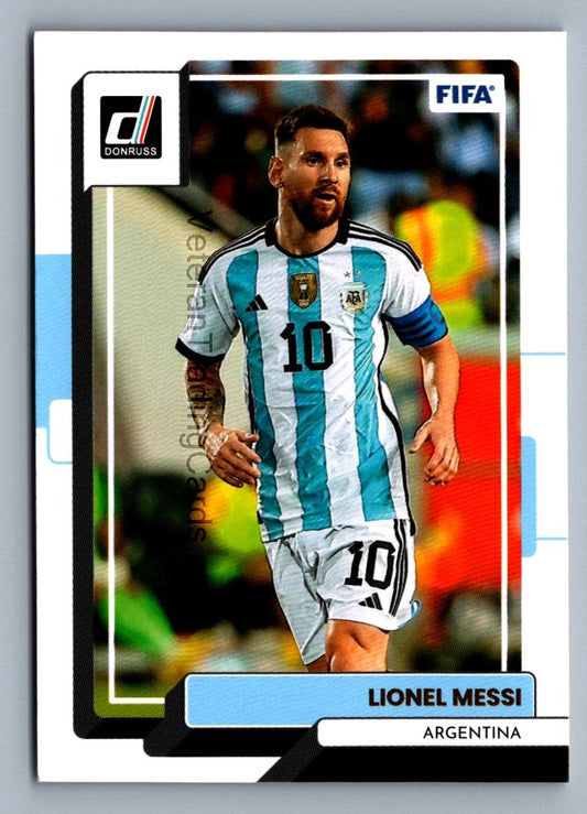 Lionel Messi 2022 Donruss Card # 10