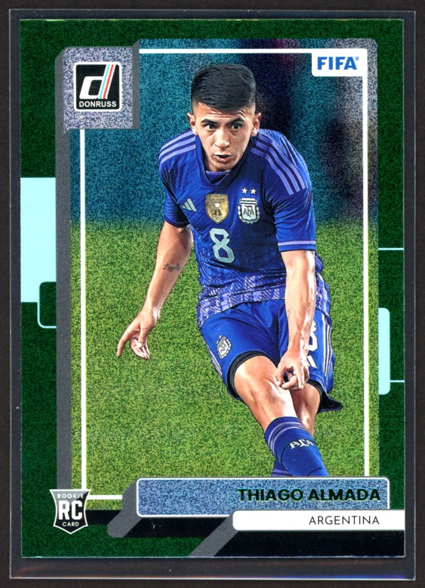 Thiago Almada Green Foil 2022 Donruss Rookie Card # 7
