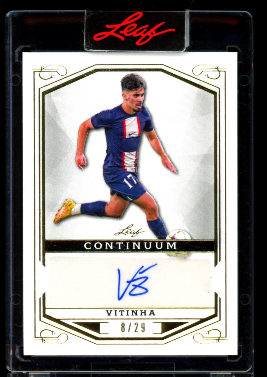 Vitnha 8/29 2022 Leaf Continuum Rookie Autograph Card # 155