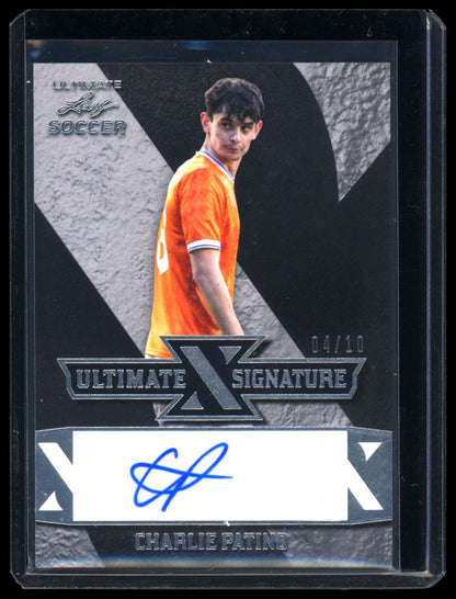 Charlie Patino Ultimate Signatures 04/10 2022 Leaf Ultimate Soccer Autograph Card # S-CP1