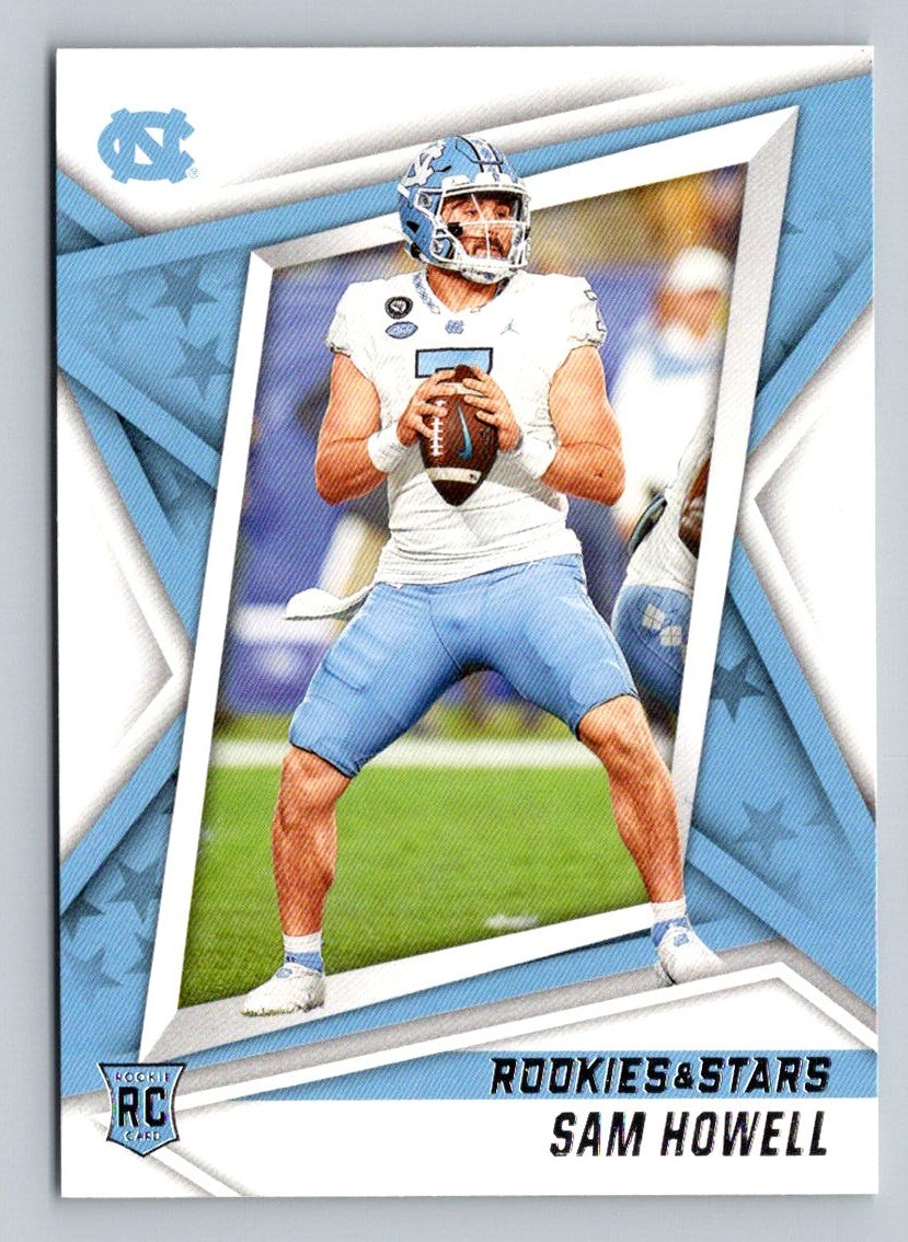 Sam Howell Rookies & Stars 2022 Panini Chronicles Draft Picks Contenders Optic Rookie Card # 5