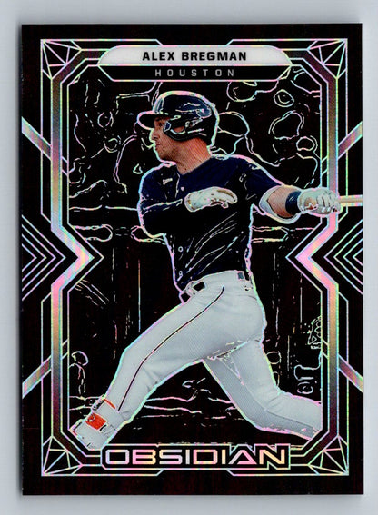 Alex Bregman (b) 2022 Panini Chronicles Obsidian Card # 21