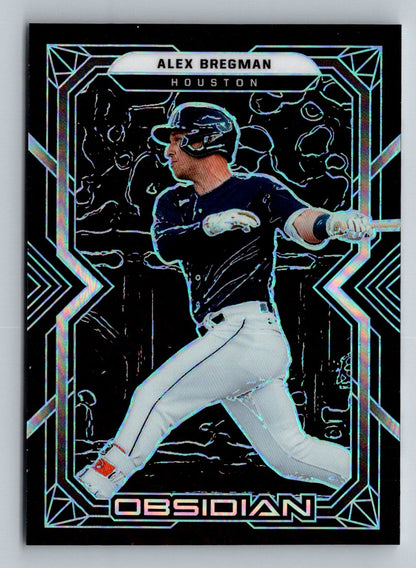 Alex Bregman 2022 Panini Chronicles Obsidian Card # 21