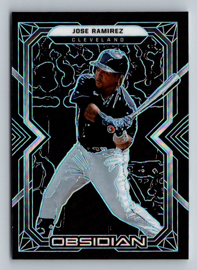 Jose Ramirez (c) 2022 Panini Chronicles Obsidian Card # 53