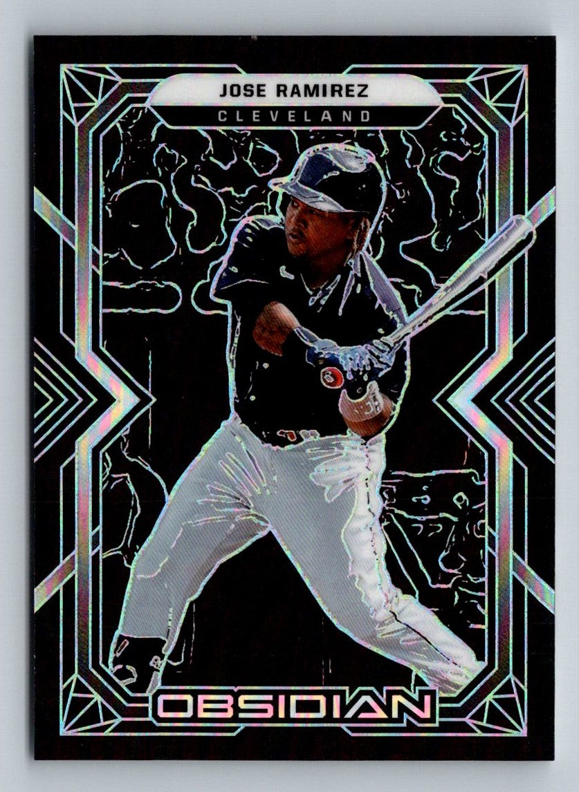 Jose Ramirez 2022 Panini Chronicles Obsidian Card # 53