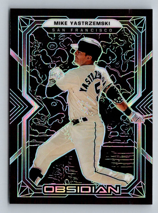 Mike Yastrzemski 2022 Panini Chronicles Obsidian Card # 54