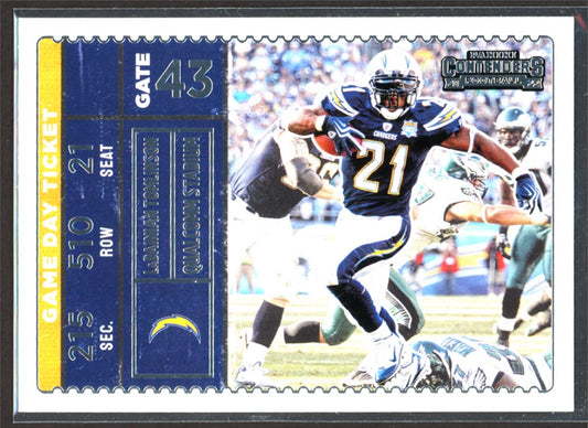 LaDainian Tomlinson 2022 Panini Contenders Ticket Card # GDT-LT0