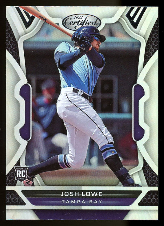 Josh Lowe 2022 Panini Certified Rookie Card # 176