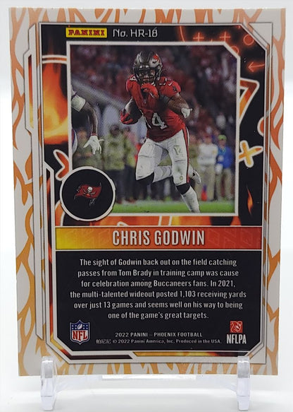 Chris Godwin Silver Prizm 2022 Panini Phoenix Hot Routes Card # HR-18