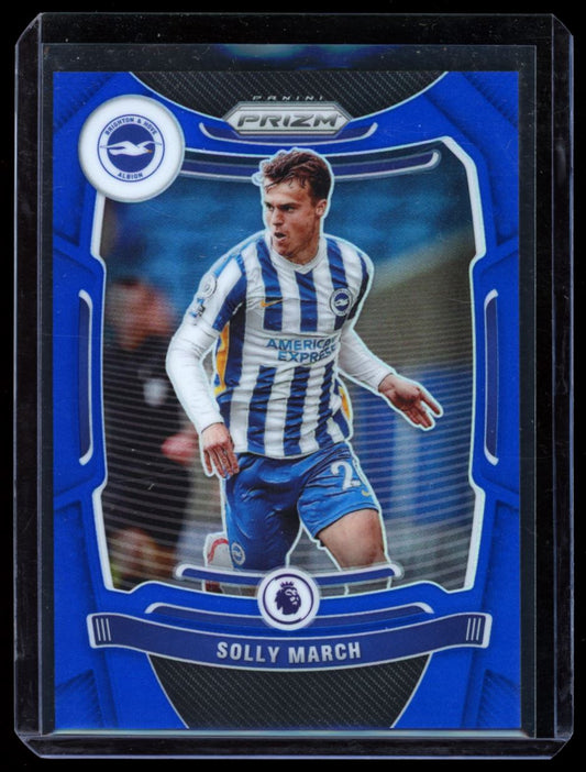 Solly March Blue Prizm 091/340 2022 Panini Prizm Premier League Card # 186