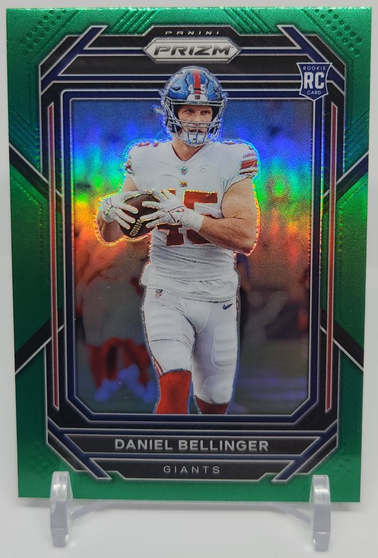 Daniel Bellinger Green Prizm 2022 Panini Prizm Rookie Card # 364