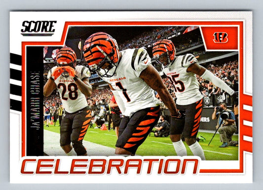 Ja'Marr Chase 2022 Score Celebration Card # C-JC