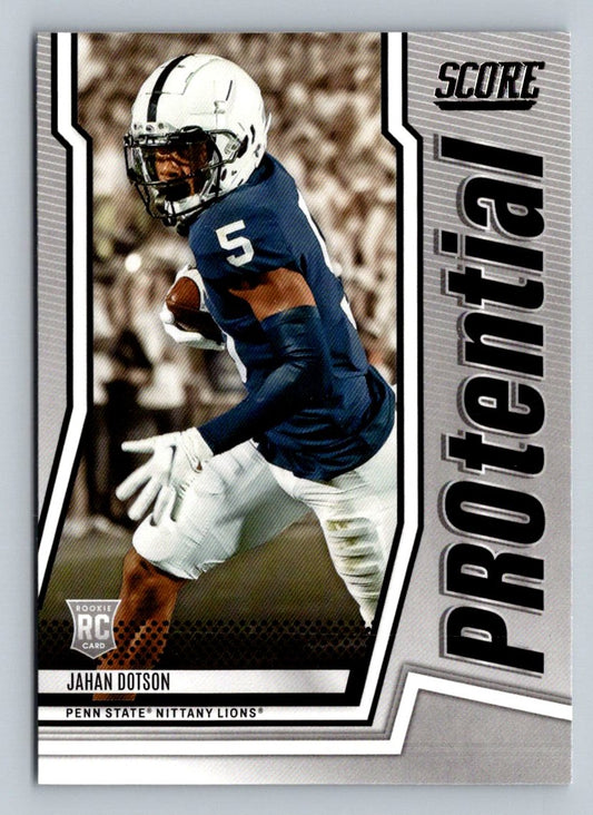Jahan Dotson 2022 Score PROtential Rookie Card # P-JD