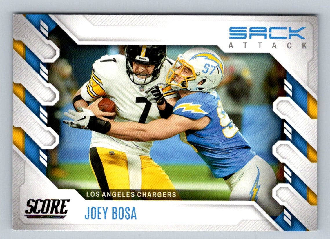 Joey Bosa 2022 Score Sack Attack Card # SA-JB
