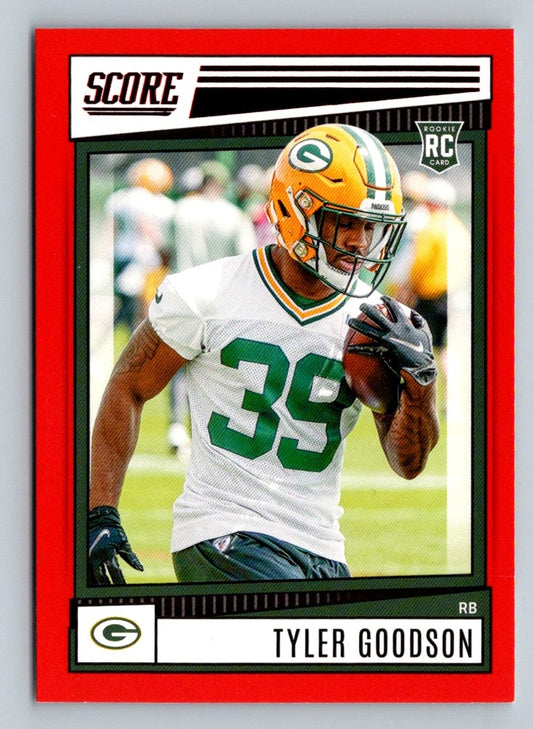 Tyler Goodson Red 2022 Score Rookie Card # 343