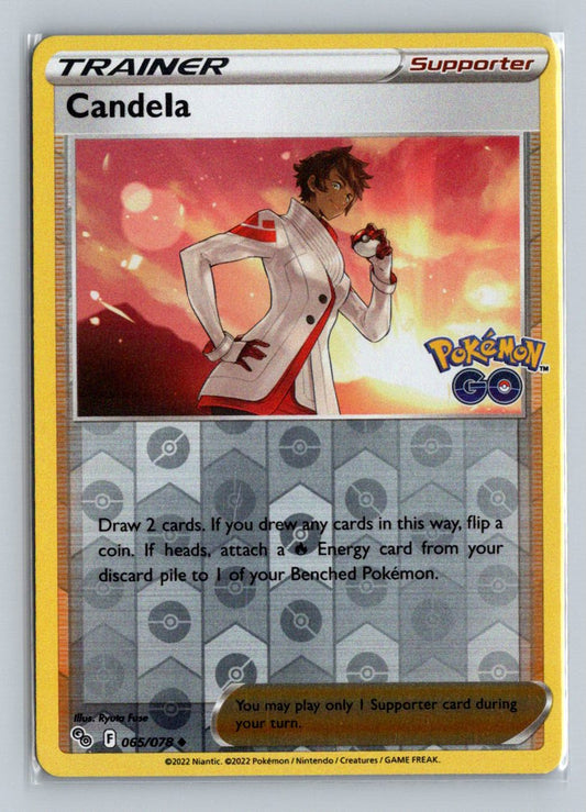 Candela Reverse Holo 2022 Sword & Shield - Pokémon GO Card # 65