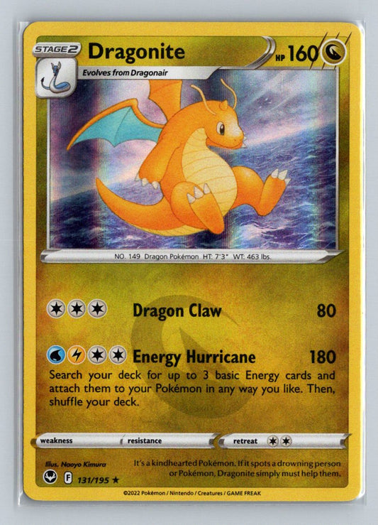 Dragonite Holo 2022 Sword & Shield - Silver Tempest Card # 131