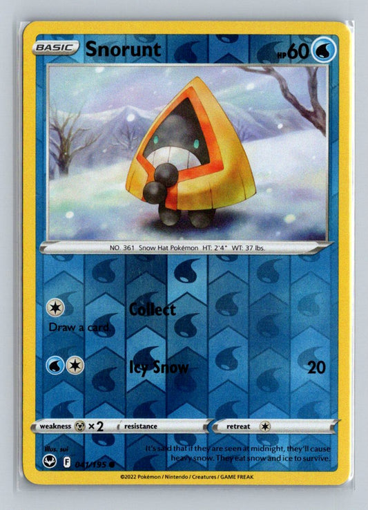 Snorunt Reverse Holo 2022 Sword & Shield - Silver Tempest Card # 41