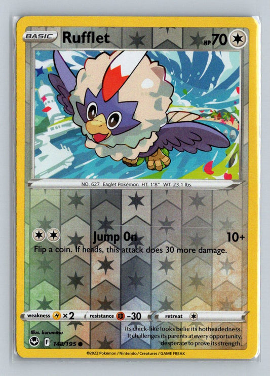 Rufflet Reverse Holo 2022 Sword & Shield - Silver Tempest Card # 148