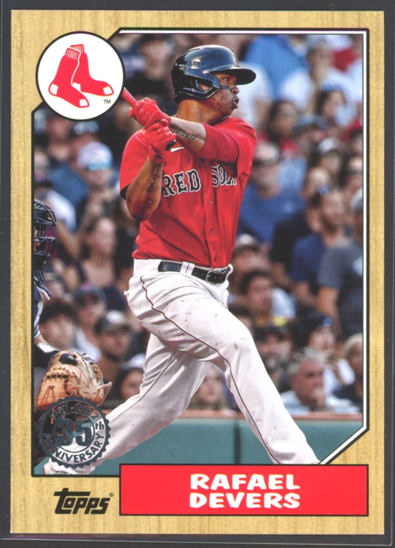 Rafael Devers 2022 Topps 1987 Baseball Card # T87-47