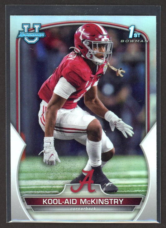 Kool-Aid McKinstry 2022 Topps Bowman University Rookie Card # 14