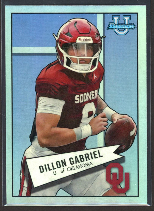 Dillon Gabriel 1952 Throwback 2022 Topps Bowman University Card # 52BF-16