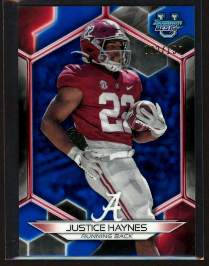 Justice Haynes Blue 092/153 2023 Bowmans Best Card # 82