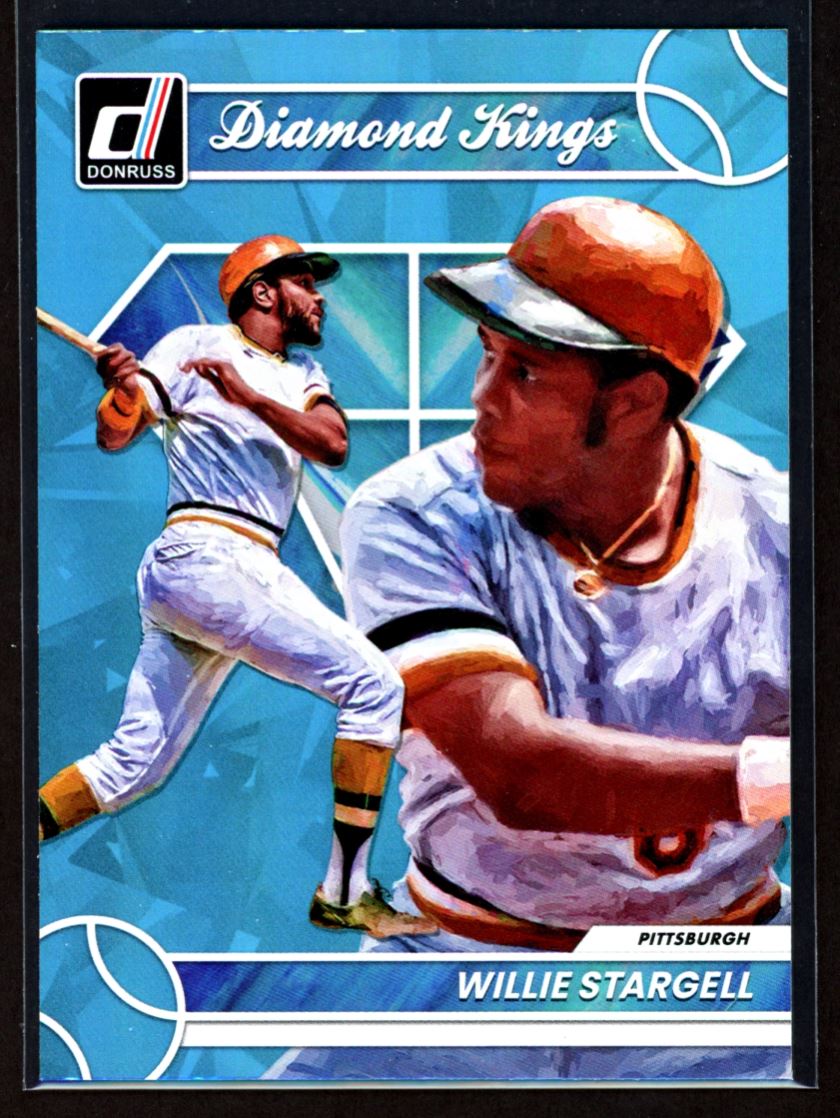 Willie Stargell 2023 Donruss Diamond Kings Holo Blue Card # 12