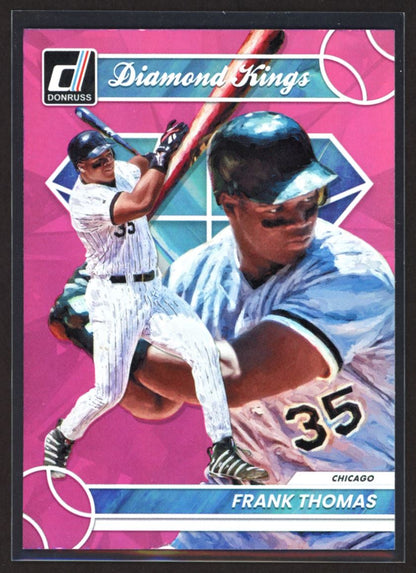 Frank Thomas 2023 Donruss Diamond Kings Holo Pink Card # 4