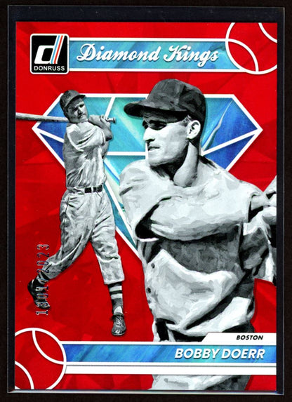 Bobby Doerr /2023 2023 Donruss Diamond Kings Holo Red Card # 14