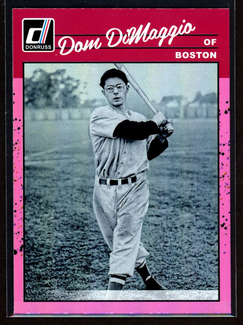 Dom DiMaggio 2023 Donruss Holo Pink Card # 280