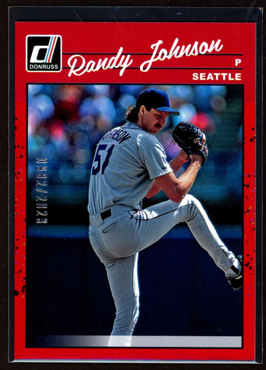 Randy Johnson /2023 2023 Donruss Holo Red Card # 283