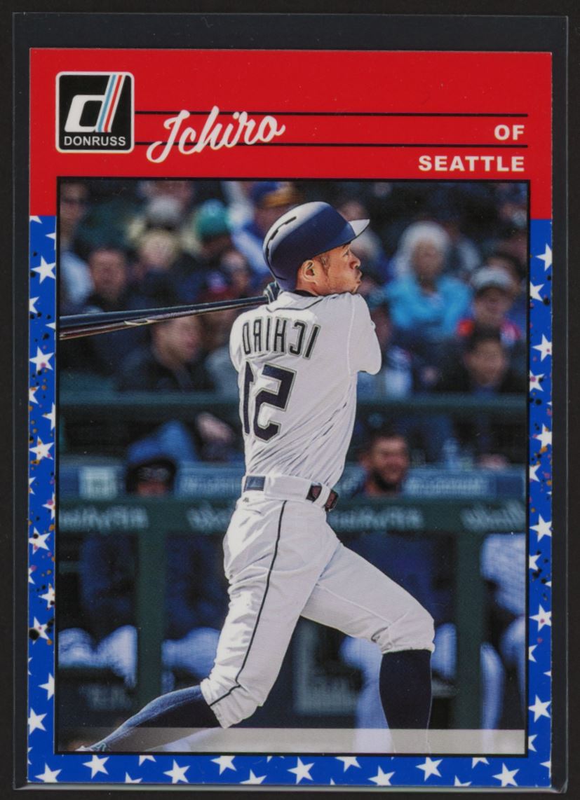 Ichiro Suzuki SP 2023 Donruss Independence Day Card # 256