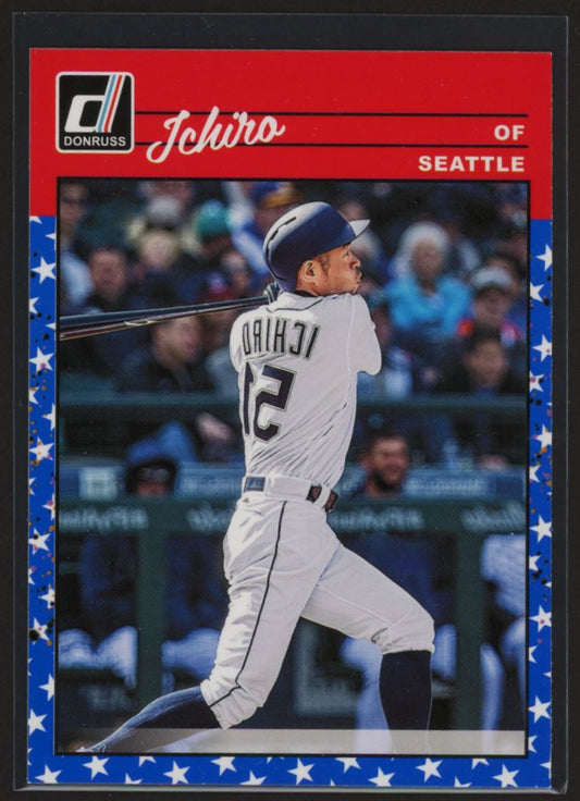 Ichiro Suzuki SP 2023 Donruss Independence Day Card # 256