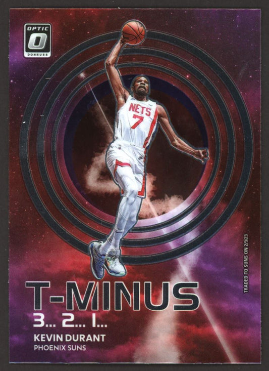 Kevin Durant 2023 Donruss Optic T-Minus Card # 2