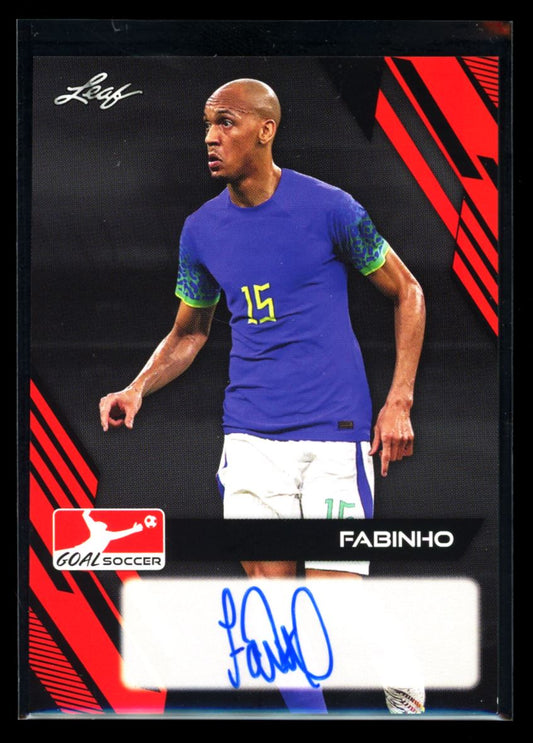 Fabinho 2023 Leaf Base Auto Autograph Card # BA-F1