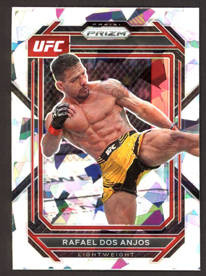 Rafael Dos Anjos Cracked Ice 2023 Panini Prizm UFC Card # 194