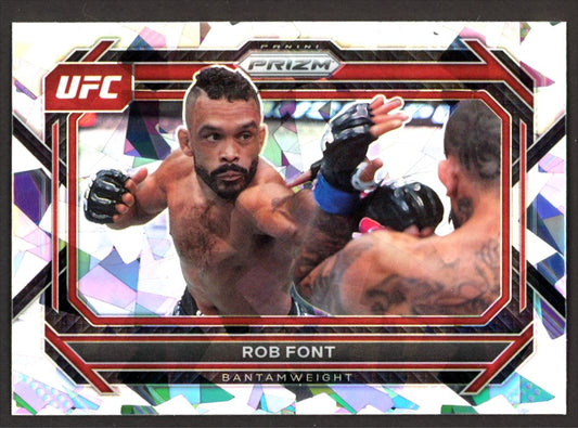 Rob Font Cracked Ice 2023 Panini Prizm UFC Card # 21