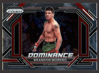 Brandon Moreno Dominance 2023 Panini Prizm UFC Card # 10