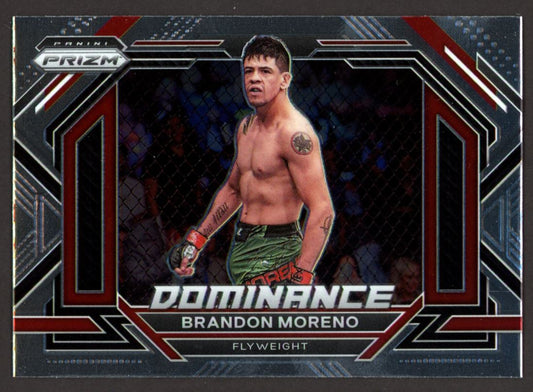Brandon Moreno Dominance 2023 Panini Prizm UFC Card # 10
