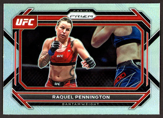 Raquel Pennington Silver Prizm 2023 Panini Prizm UFC Card # 11