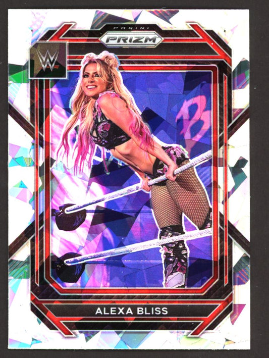 Alexa Bliss Cracked Ice 2023 Panini Prizm WWE Card # 139
