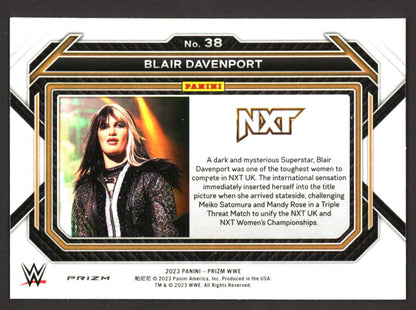 Blair Davenport Cracked Ice 2023 Panini Prizm WWE Card # 38